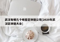 武汉有哪几个明星区块链公司[2020年武汉区块链大会]